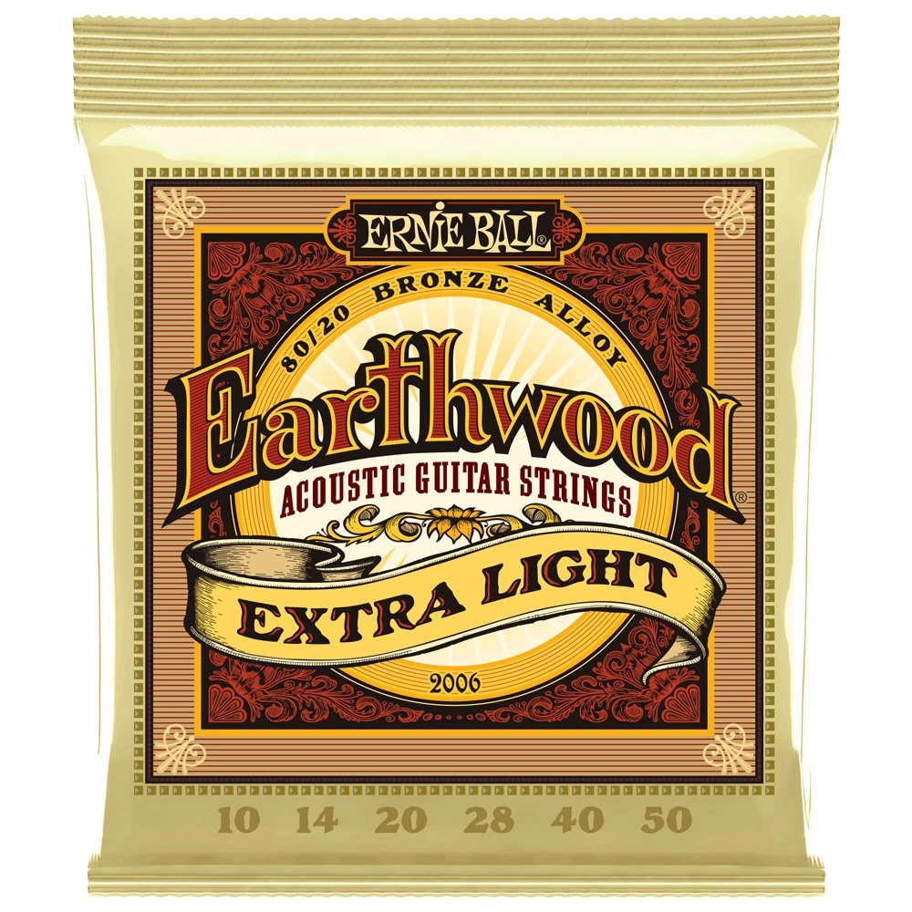 Imagem do produto Encordoamento Para Violão Aço Ernie Ball 010 Earthwood 2006