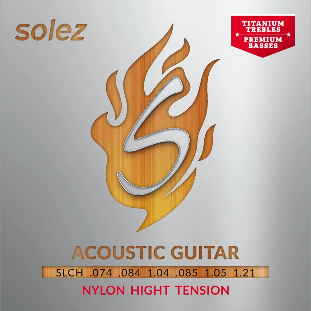 Imagem do produto Encordoamento Para Violão Nylon Solez Tensão Alta SLC-H