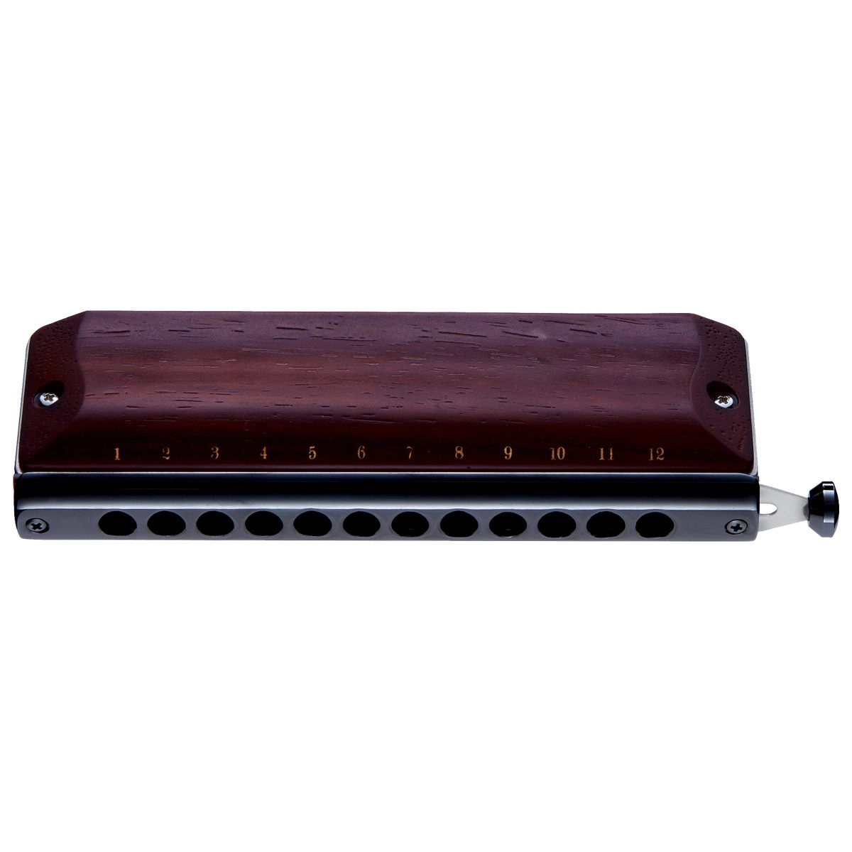 Imagem do produto Gaita Suzuki Cromática Gregoire Mariet Walnut C Dó G48WC Com Case