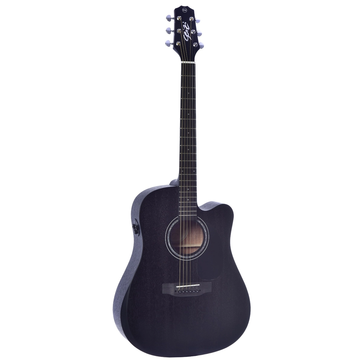 Imagem do produto Violão Aço Eletroacústico Seizi Neo Tokyo Cutaway Mirai Folk Open Pore Black