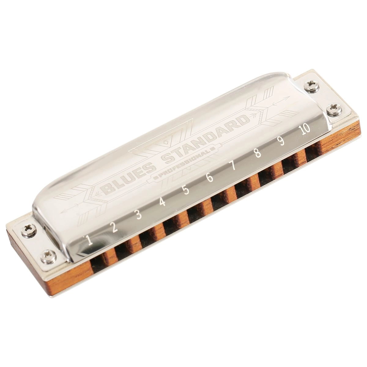 Imagem do produto Gaita Easttop Diatônica Blues Standard C Dó PRO10C Com Case