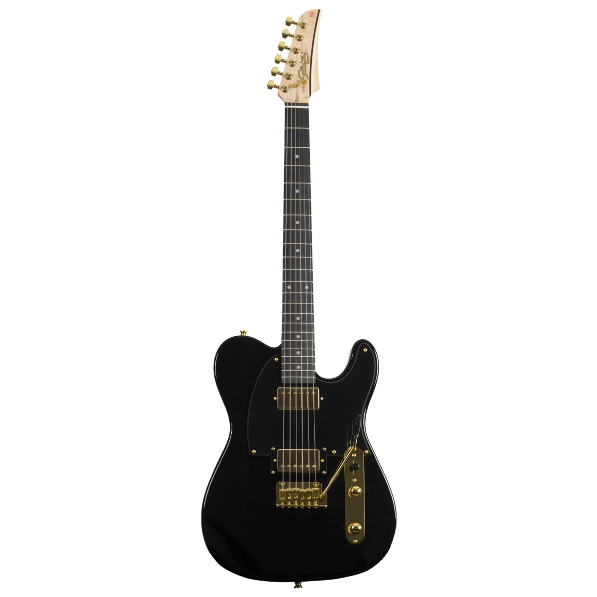 Imagem do produto Guitarra Seizi Katana Kabuto Telecaster Black Gold HH