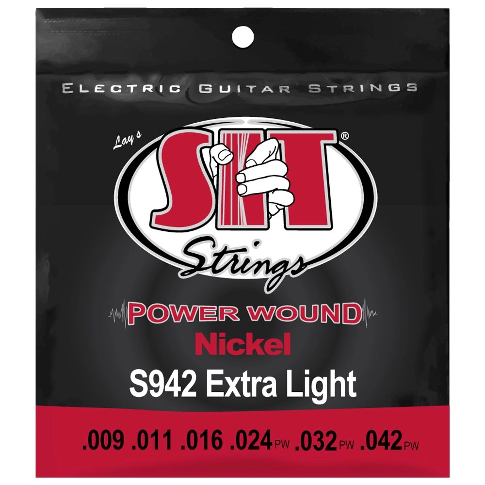 Imagem do produto Encordoamento Para Guitarra SIT 009 Power Wound Extra Light S942