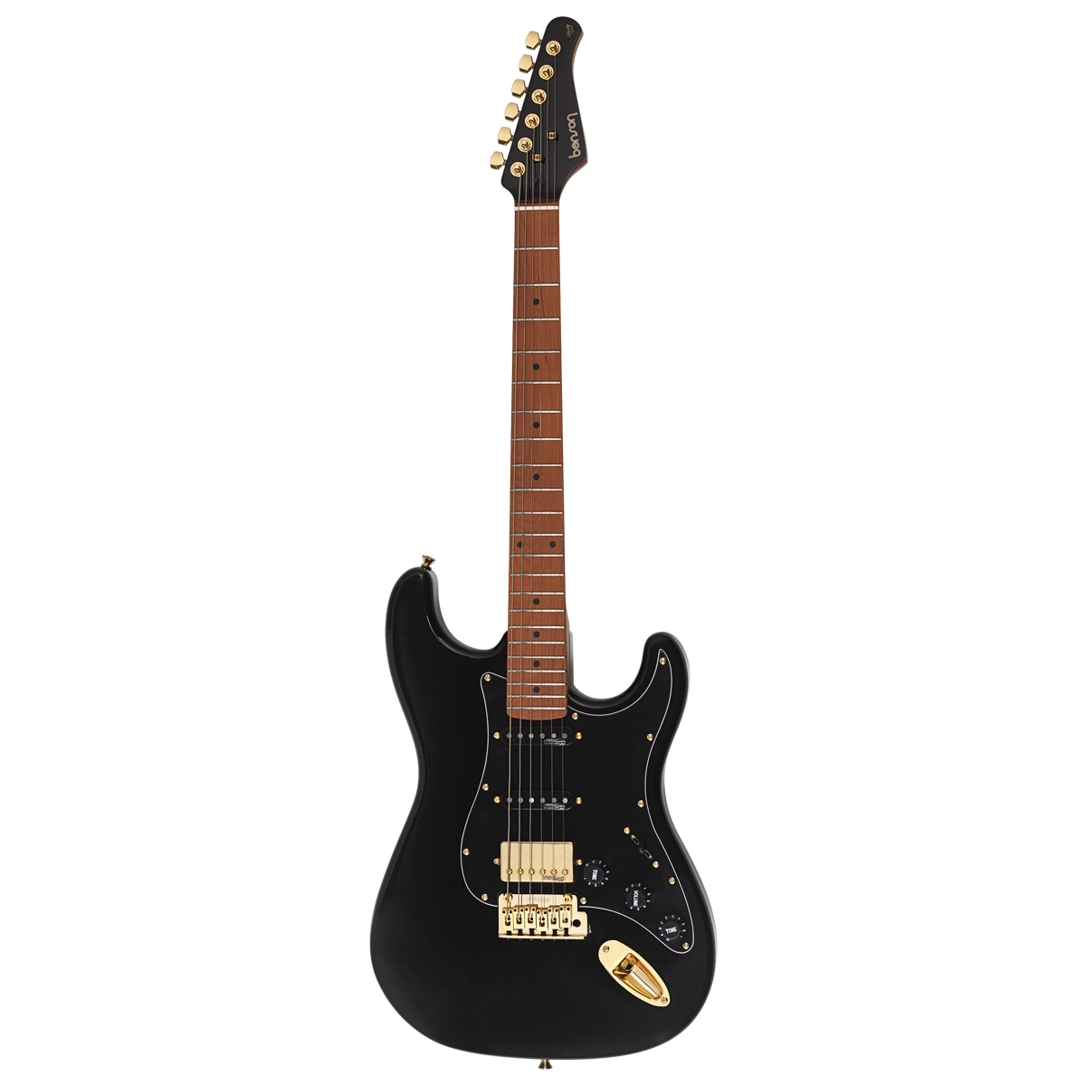 Imagem do produto Guitarra Benson Hardy 902 Stratocaster Black Gold HSS