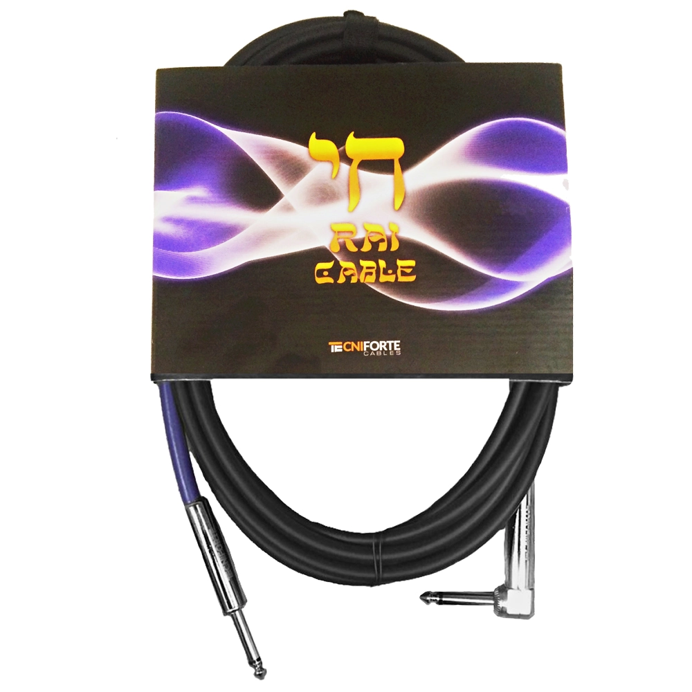 Imagem do produto Cabo Tecniforte Rai Plug L P10 X P10L 90º 3,05 Metros