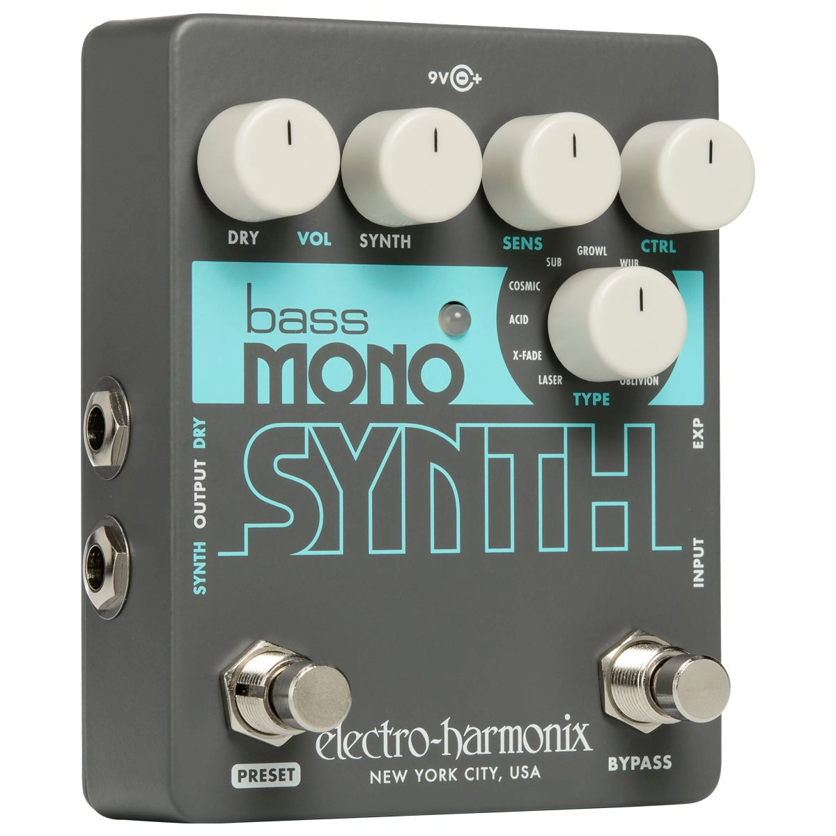 Imagem do produto Pedal de Efeito Para Baixo Electro-Harmonix Bass Mono Synth Sinterizador