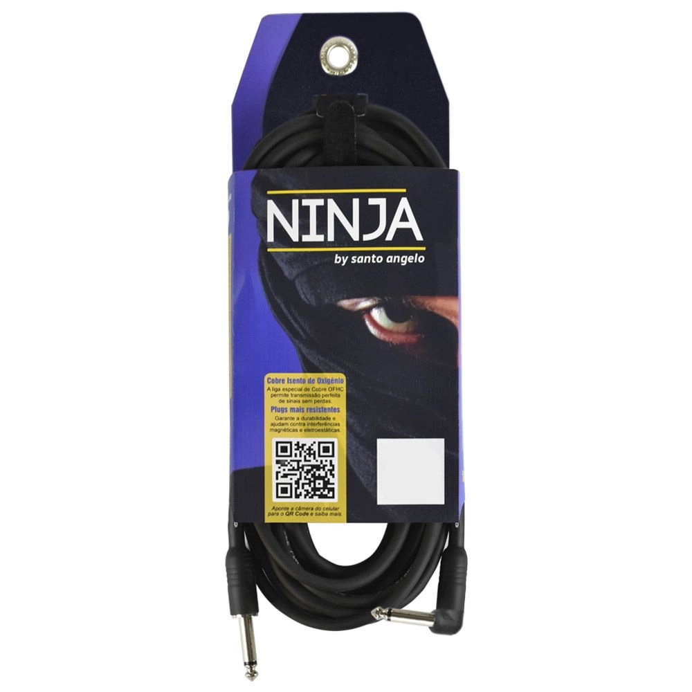 Imagem do produto Cabo Santo Angelo Ninja Series Plug P10 L X P10 4,57 Metros