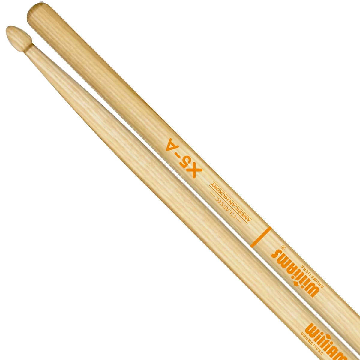 Imagem do produto Baqueta Williams Classic X5A Estendida Medium Rock American Hickory