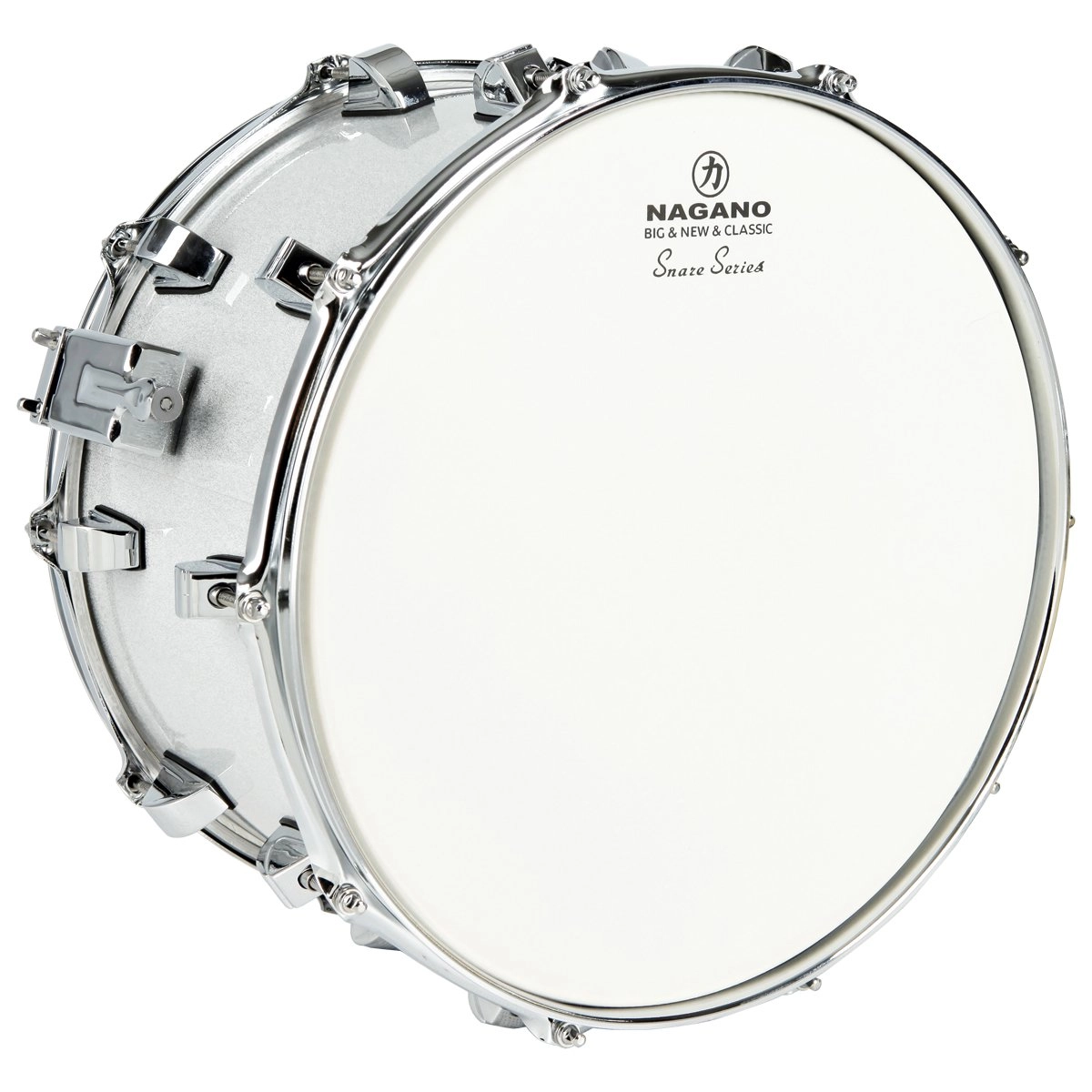 Imagem do produto Caixa de Bateria Nagano Big Beat Silver Sparkle 14x8"
