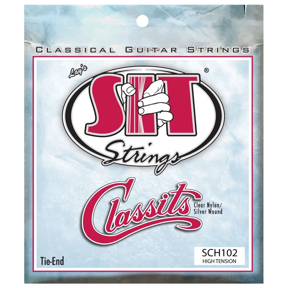 Imagem do produto Encordoamento Para Violão Nylon SIT Tensão Alta Classits Silver Wound SCH102