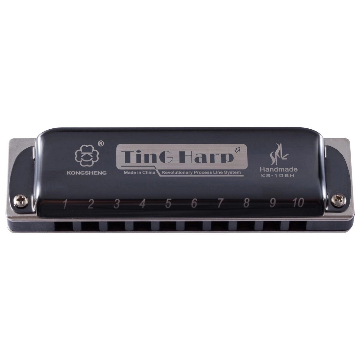 Imagem do produto Gaita Kongsheng Diatônica Ting-Harp A Lá KS-10BH Com Case