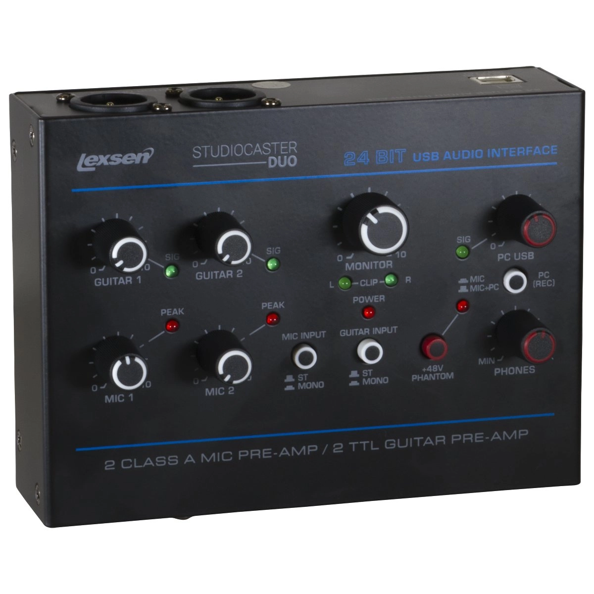 Imagem do produto Interface de Audio e Mixer Lexsen Studiocaster Duo 4 Canais