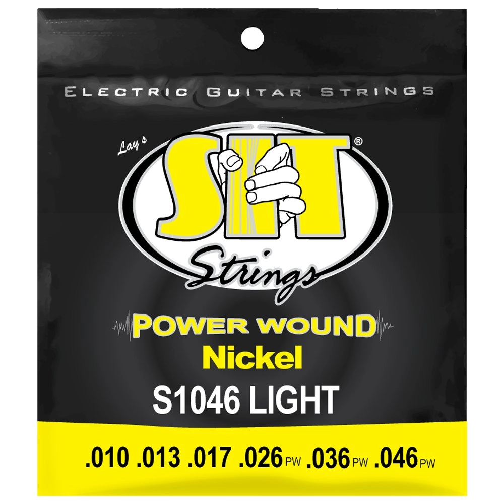 Imagem do produto Encordoamento Para Guitarra SIT 010 Power Wound Light S1046