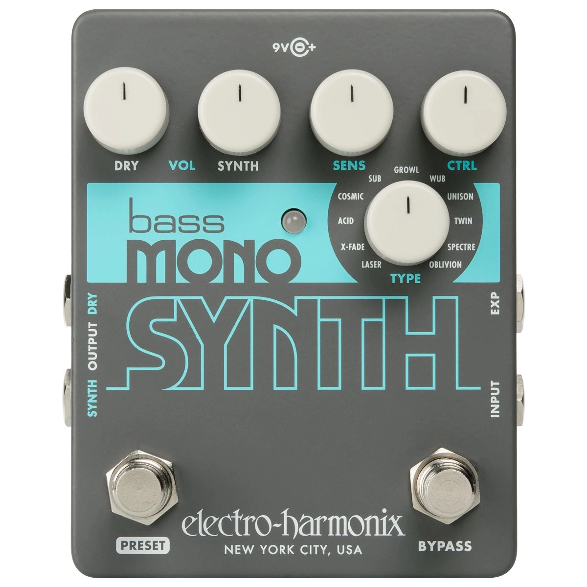 Imagem do produto Pedal de Efeito Para Baixo Electro-Harmonix Bass Mono Synth Sinterizador