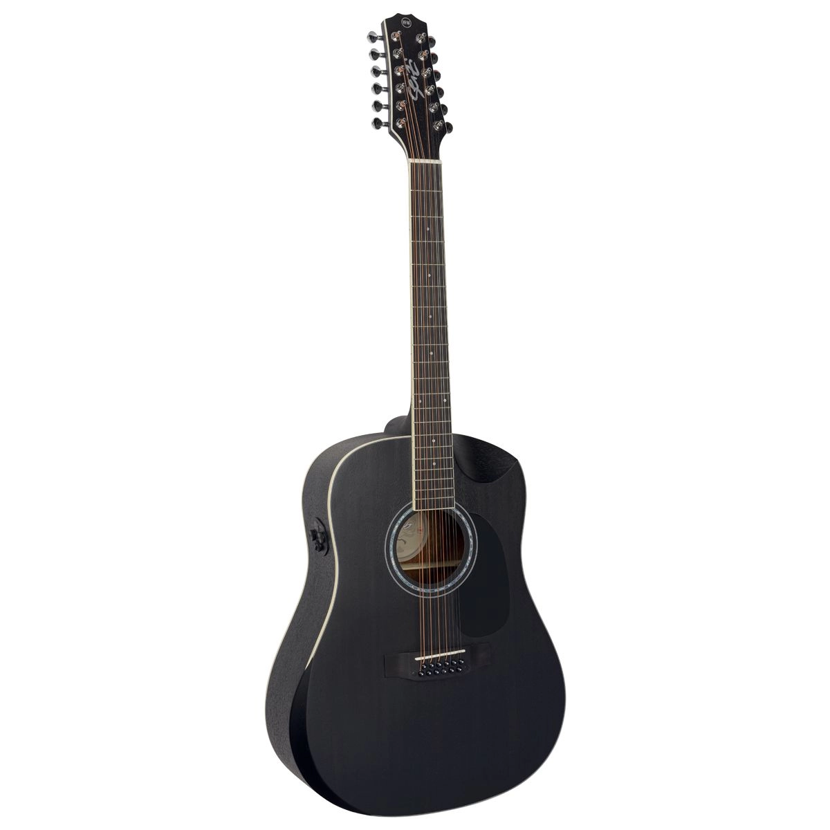 Imagem do produto Violão Eletro Acústico Seizi Neo Akira 12 Cordas Mirai Folk Open Pore Black