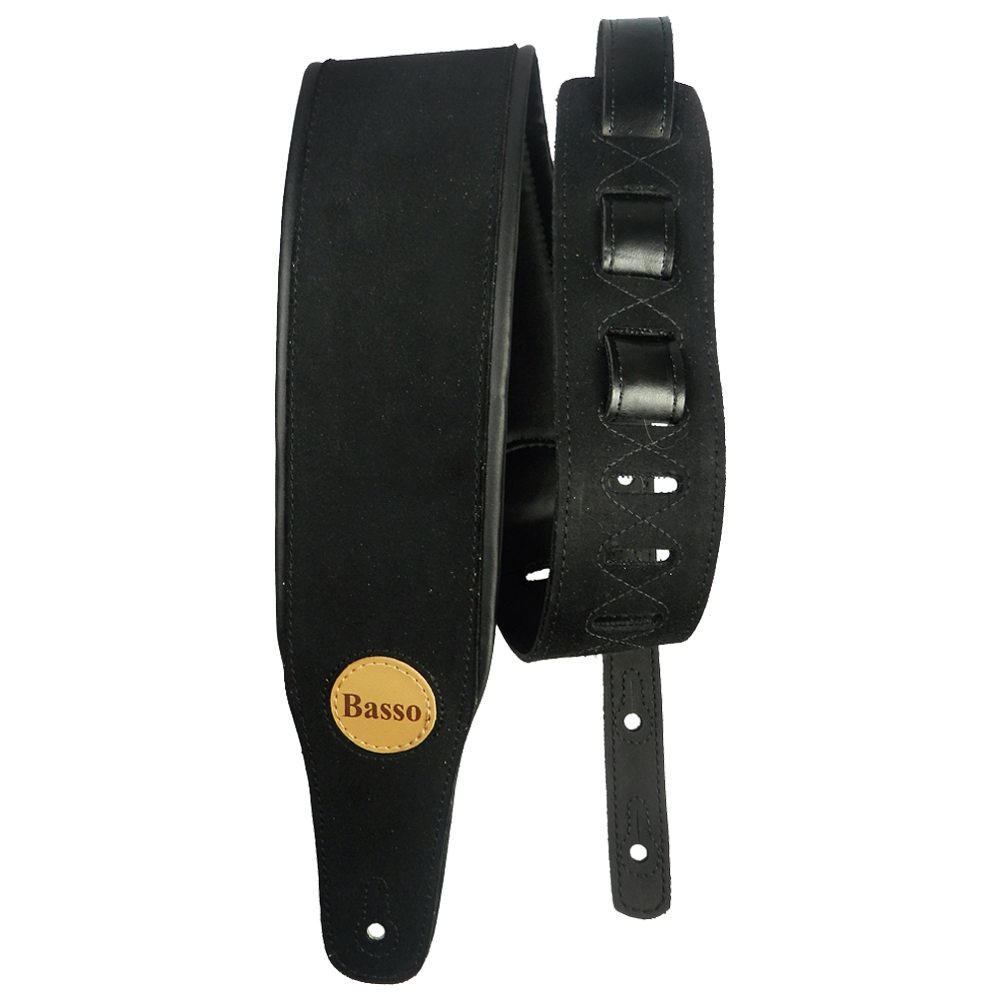 Imagem do produto Correia Basso FB-01 Camurça Para Baixo 9cm Preta