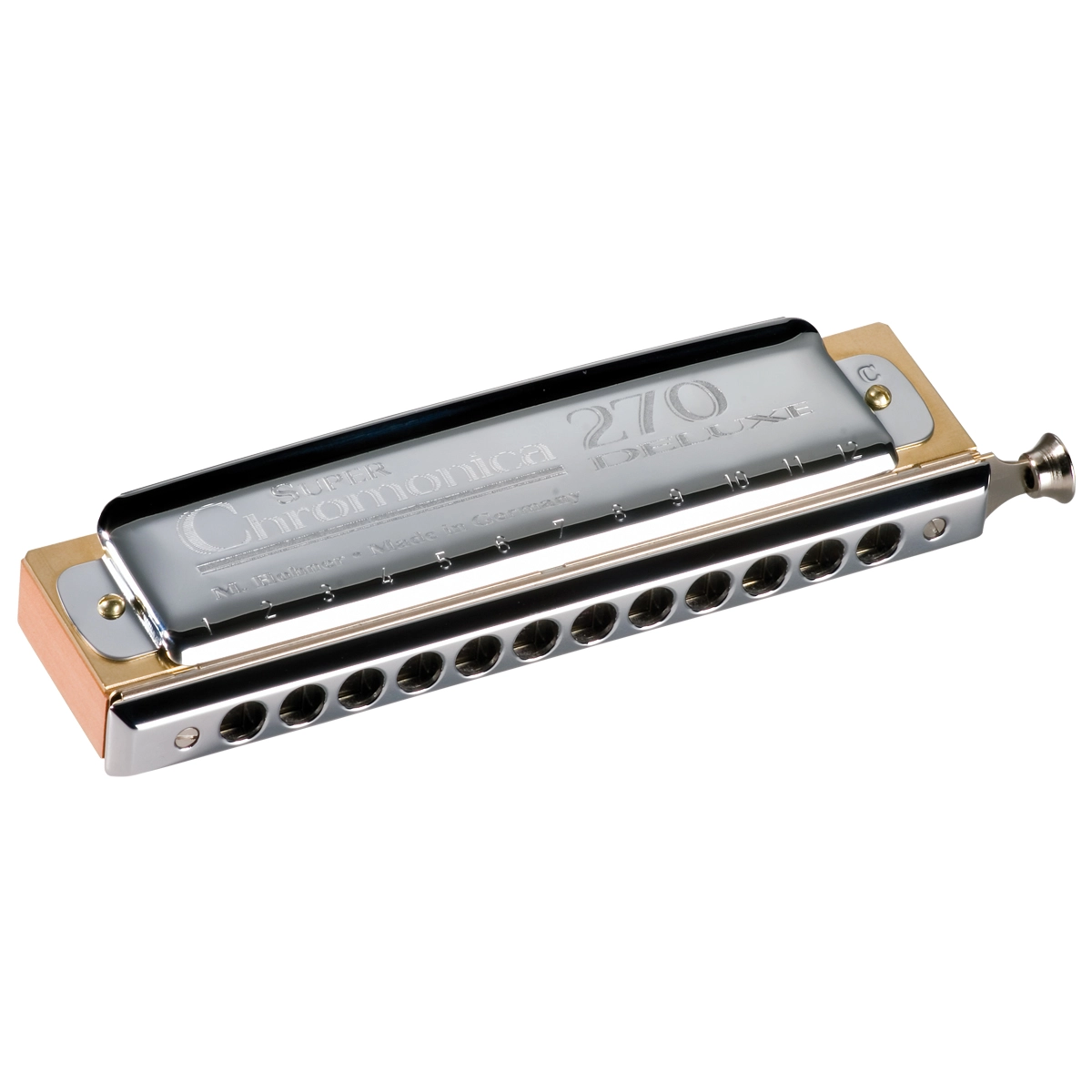 Imagem do produto Gaita Hohner Cromática Super Chromonica 270 Deluxe C Dó 270/48
