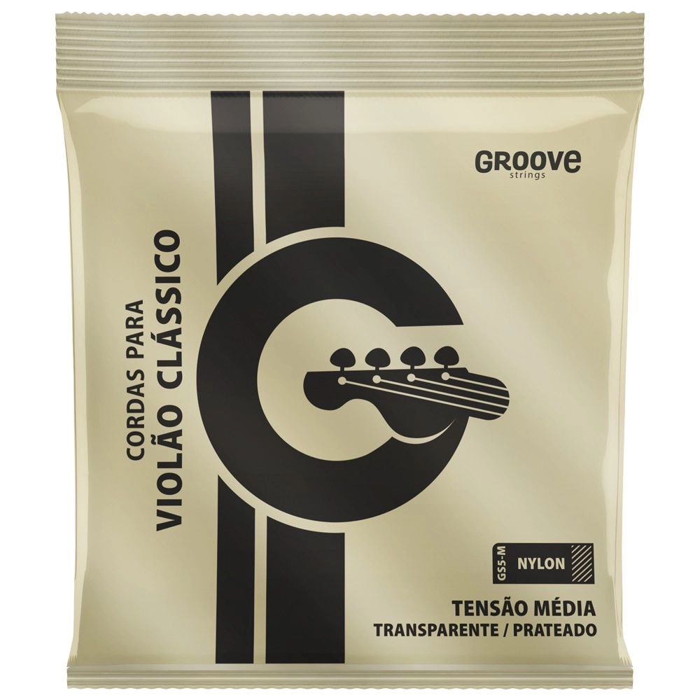 Imagem do produto Encordoamento Para Violão Nylon Groove Tensão Média GS5-M