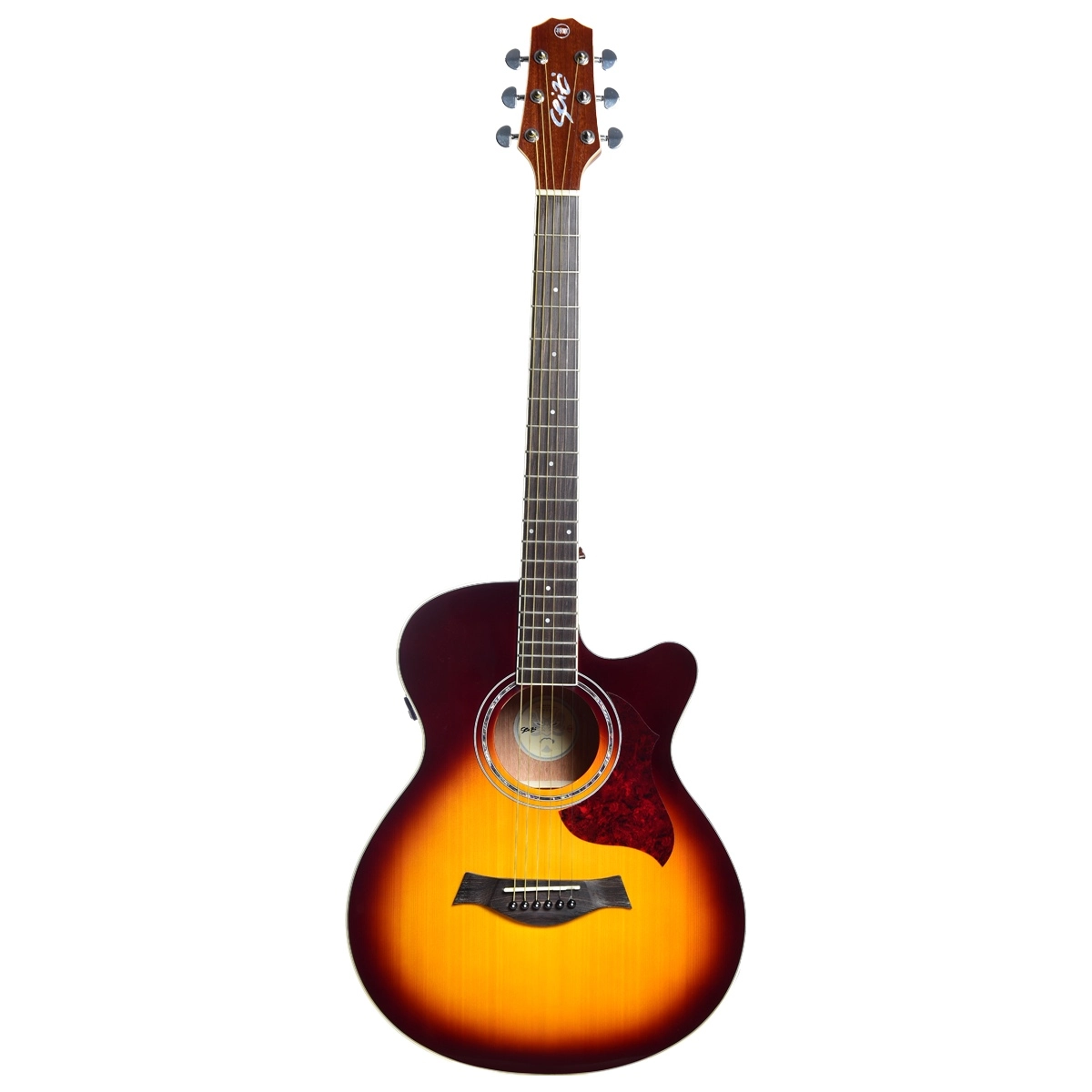 Imagem do produto Violão Aço Eletroacústico Seizi Kyoto Kaizen Auditório Cutaway Brown Burst