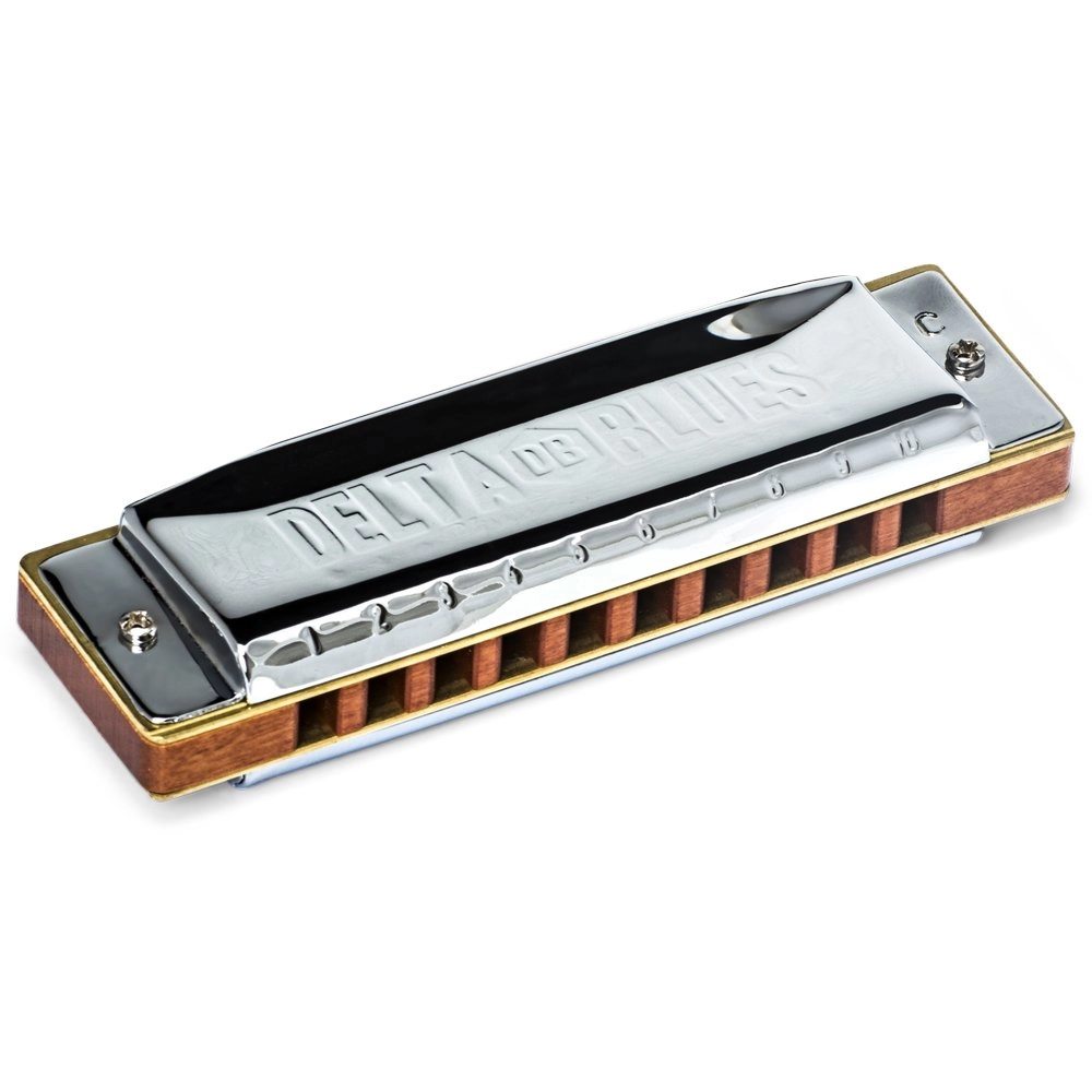 Imagem do produto Gaita Hering Diatônica Delta Blues Bb Si Bemol 1120BB Com Case