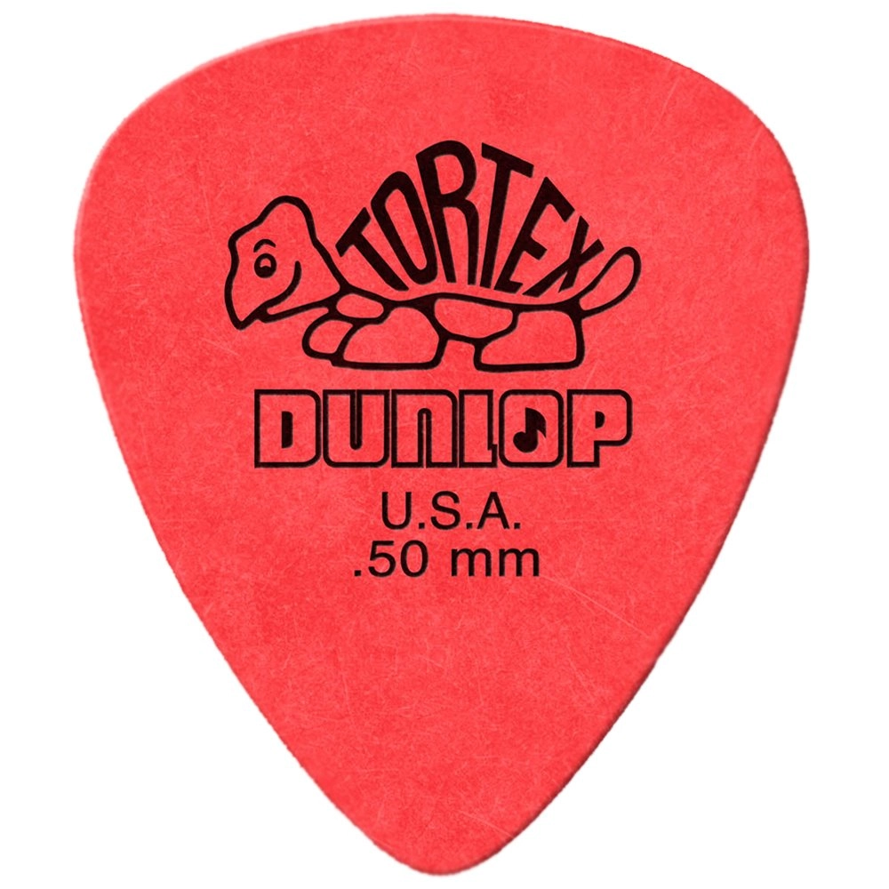 Imagem do produto Kit Palhetas Dunlop Tortex 0.50mm Vermelha C/ 12 Unidades