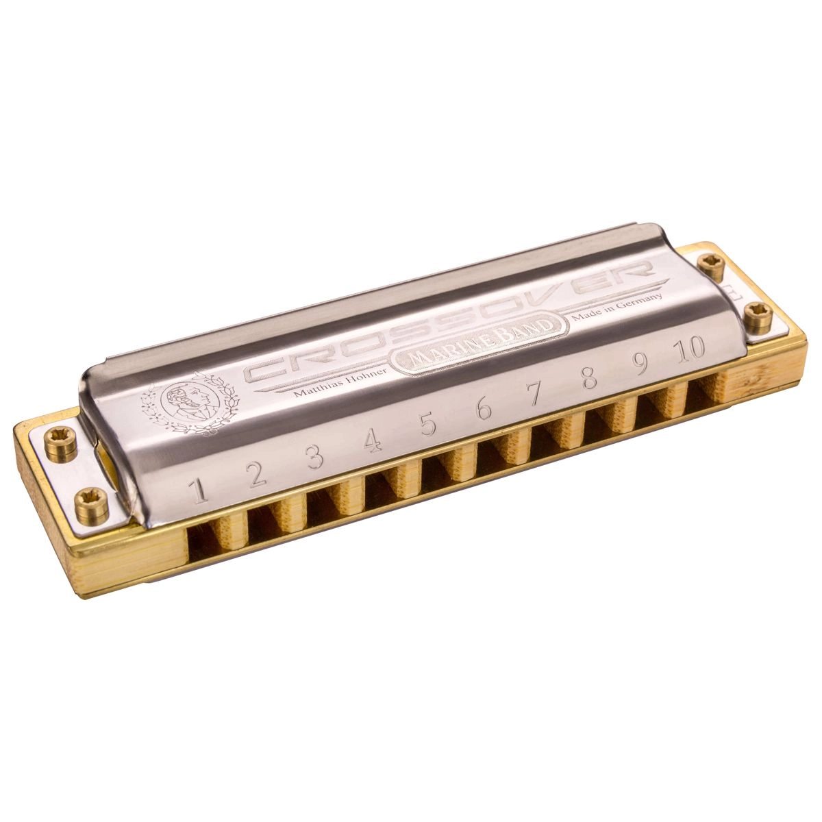 Imagem do produto Gaita Hohner Diatônica Marine Band Crossover C Dó Com Case