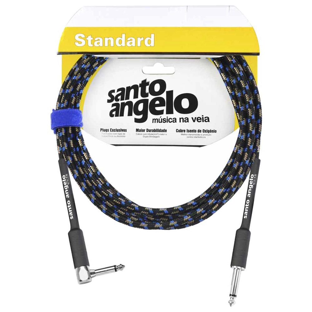 Imagem do produto Cabo Santo Angelo Standard Angel Textil P10 L P10 3,05 Metros