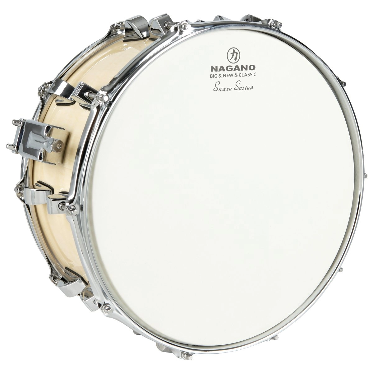 Imagem do produto Caixa de Bateria Nagano Big Beat Natural Clear 14x8"