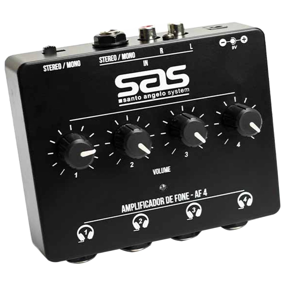 Imagem do produto Amplificador de Fones de Ouvido Santo Angelo AF4 P10/P2