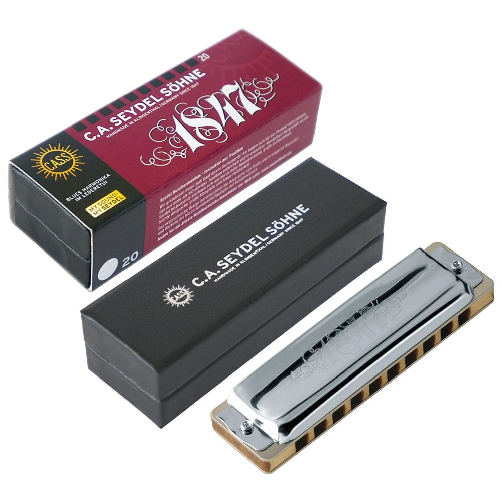 Imagem do produto Gaita Seydel Diatônica 1847 Classic C Dó 16201C Com Case