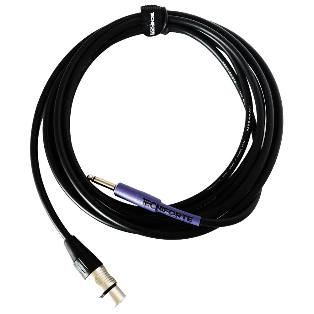 Imagem do produto Cabo Para Microfone Tecniforte True Voice XLR x P10 3,05 Metros