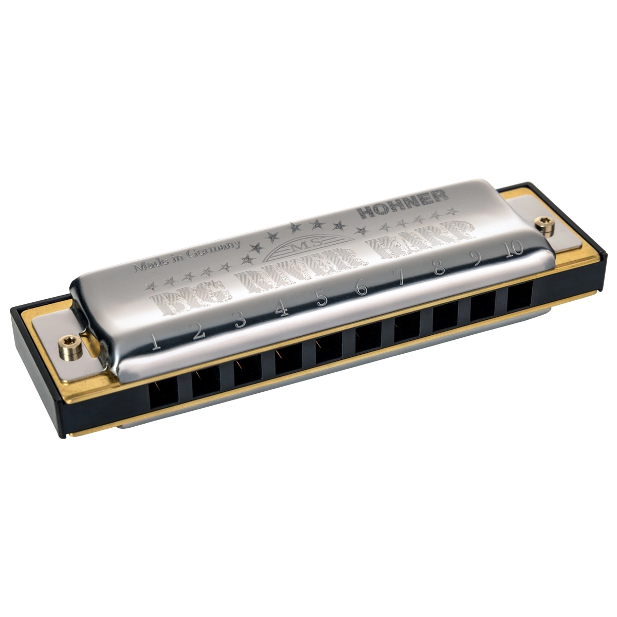 Imagem do produto Gaita Hohner Diatônica Big River C Dó 590/20 MS Com Case