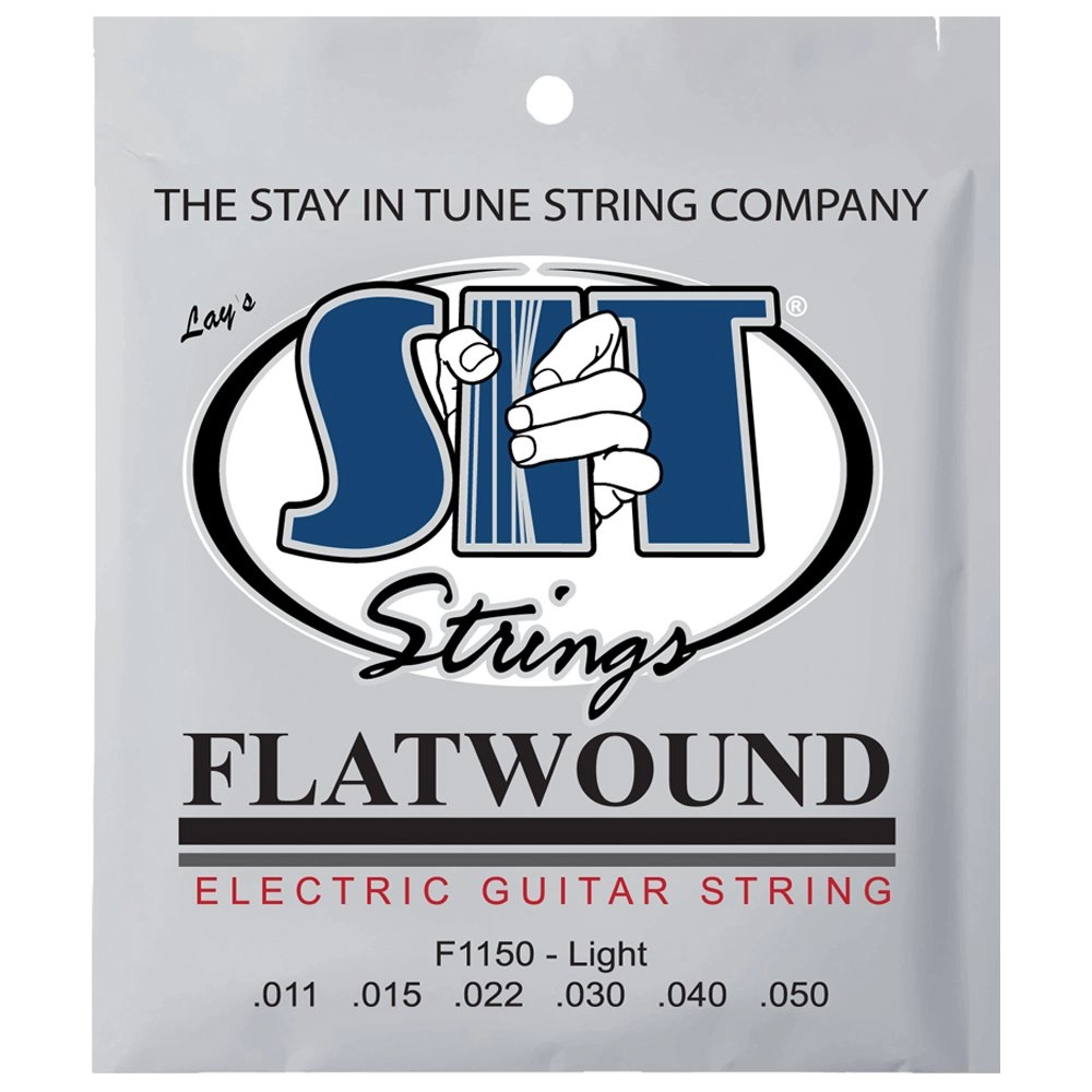 Imagem do produto Encordoamento Para Guitarra SIT 011 Flatwound Medium Light F1150