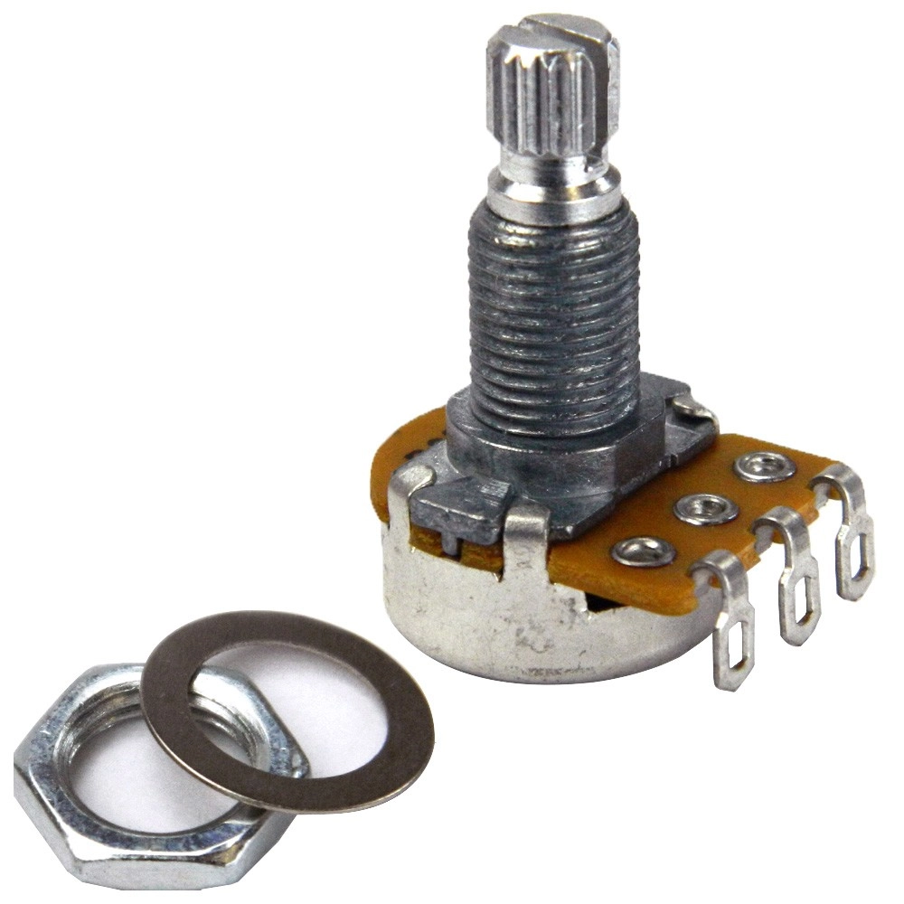 Imagem do produto Potenciômetro Santo Angelo A250k Base Grande Eixo Longo Logarítmico