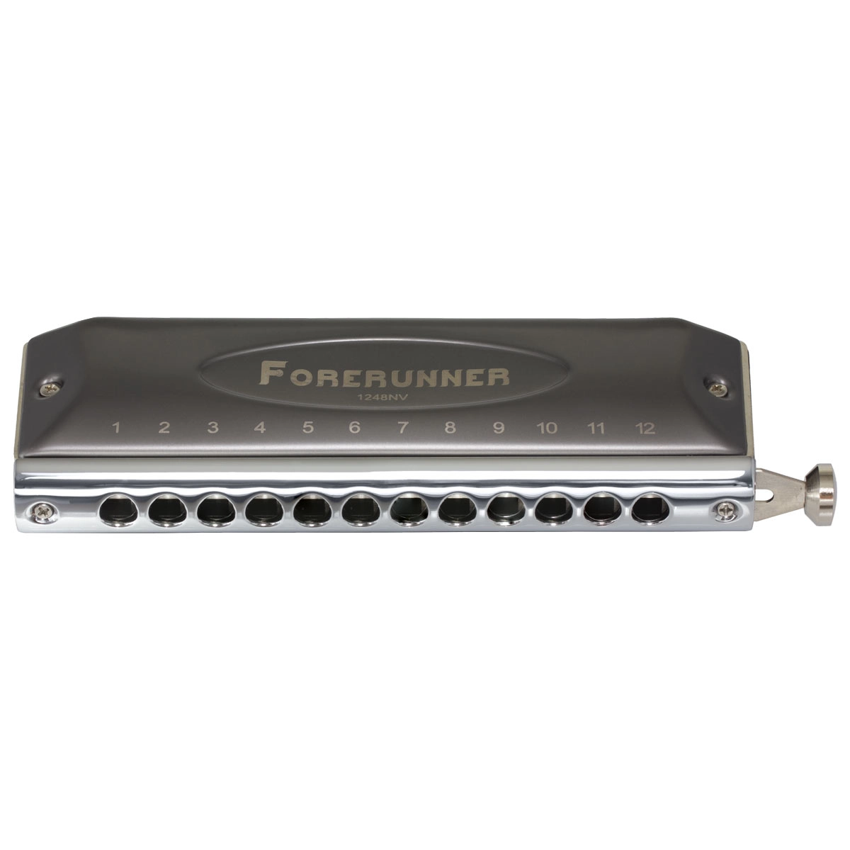 Imagem do produto Gaita Easttop Cromática Forerunner C Dó T1248NVC Com Case