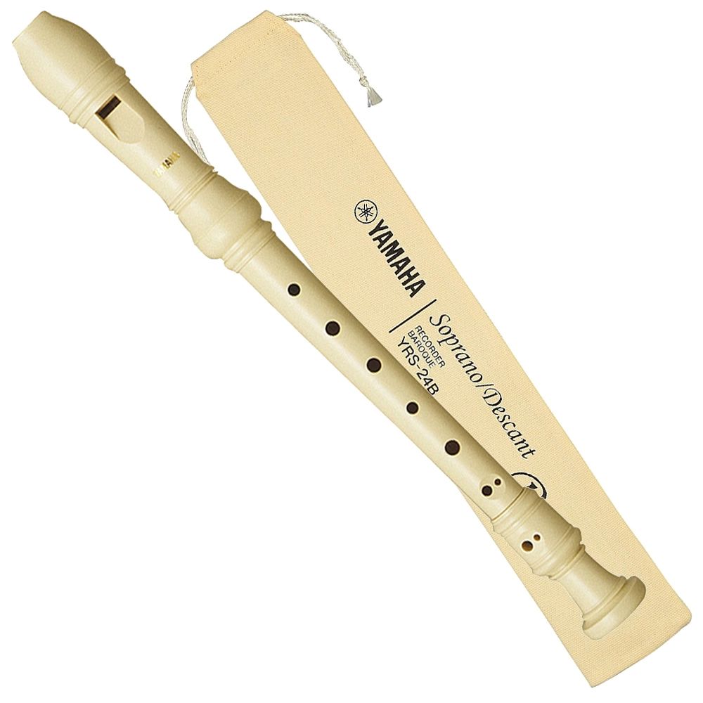 Imagem do produto Flauta Yamaha Soprano Doce Barroca C Dó YRS-24B