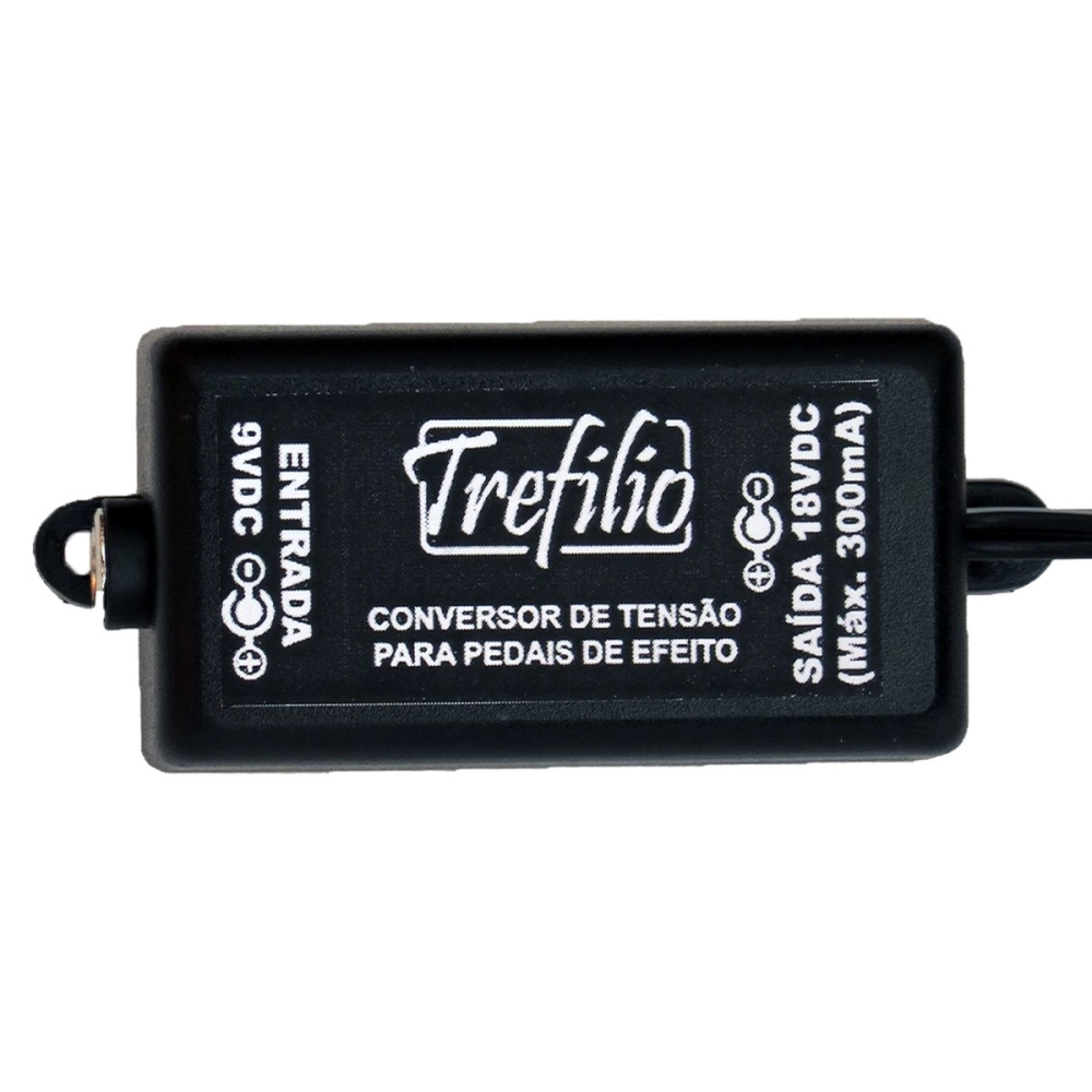 Imagem do produto Conversor Trefilio 9v para 18v Centro Negativo