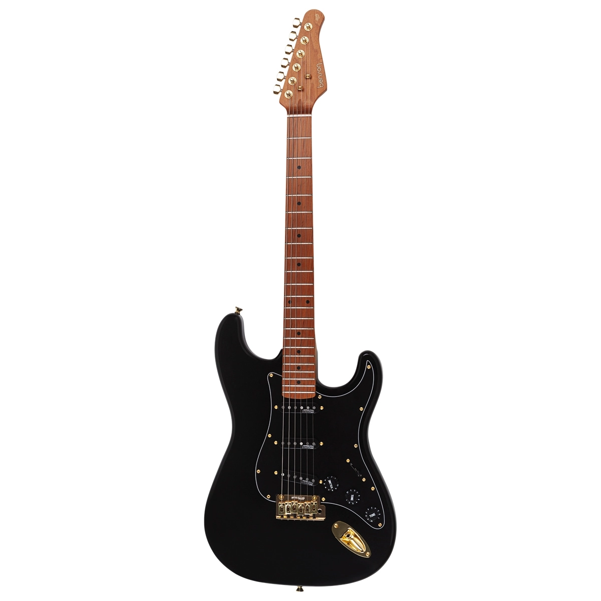 Imagem do produto Guitarra Benson Hardy 901 Stratocaster Black Gold SSS