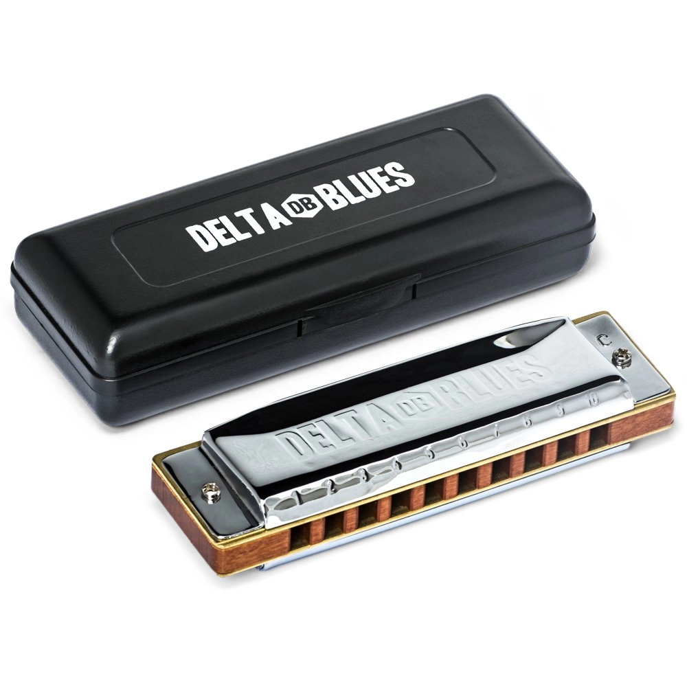 Imagem do produto Gaita Hering Diatônica Delta Blues Bb Si Bemol 1120BB Com Case