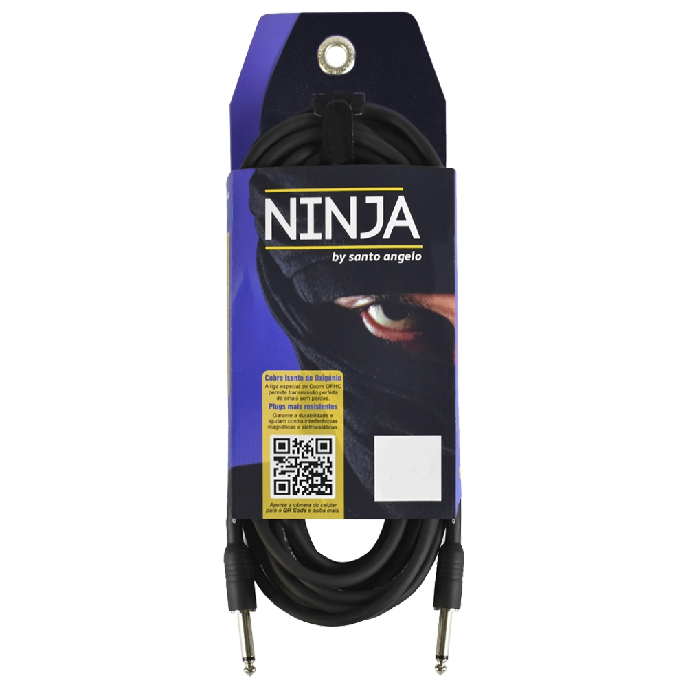 Imagem do produto Cabo Santo Angelo Ninja Series Plug P10 X P10 4,57 Metros