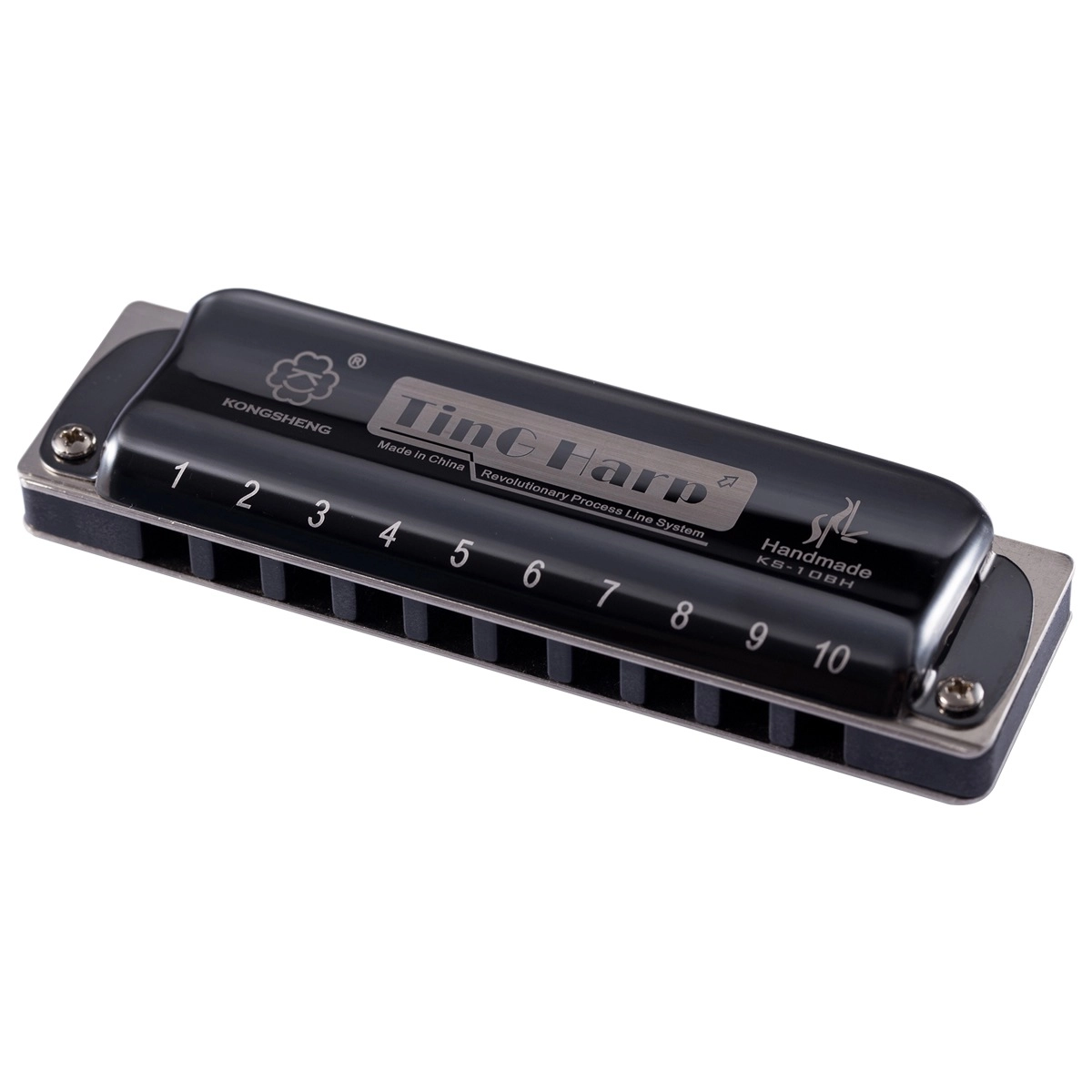 Imagem do produto Gaita Kongsheng Diatônica Ting-Harp C Dó KS-10BH Com Case