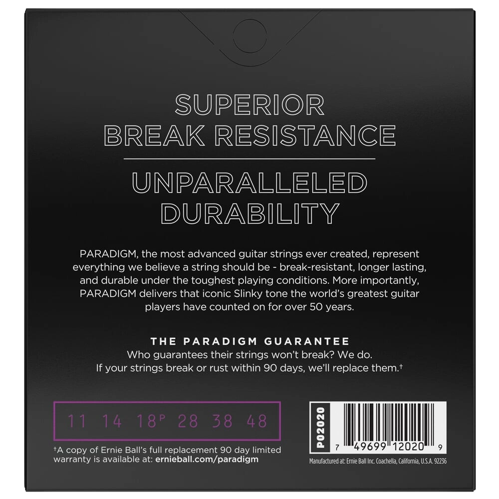Imagem do produto Encordoamento Para Guitarra Ernie Ball 011 Paradigm 2020