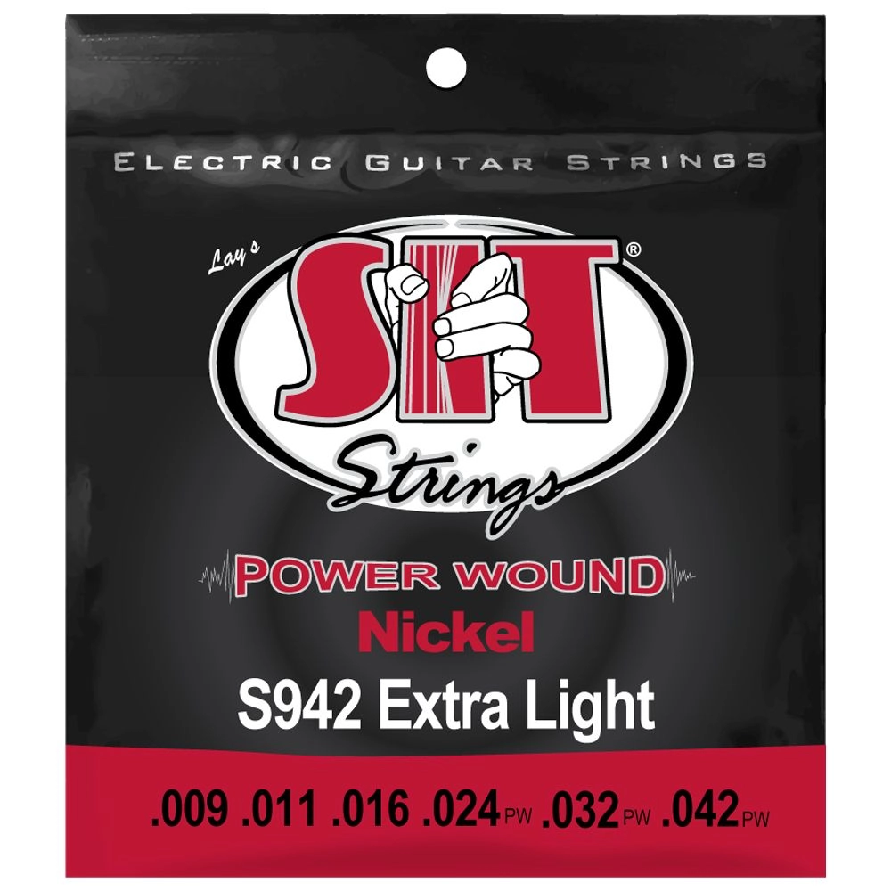 Imagem do produto Encordoamento Para Guitarra SIT 009 Power Wound Extra Light S942