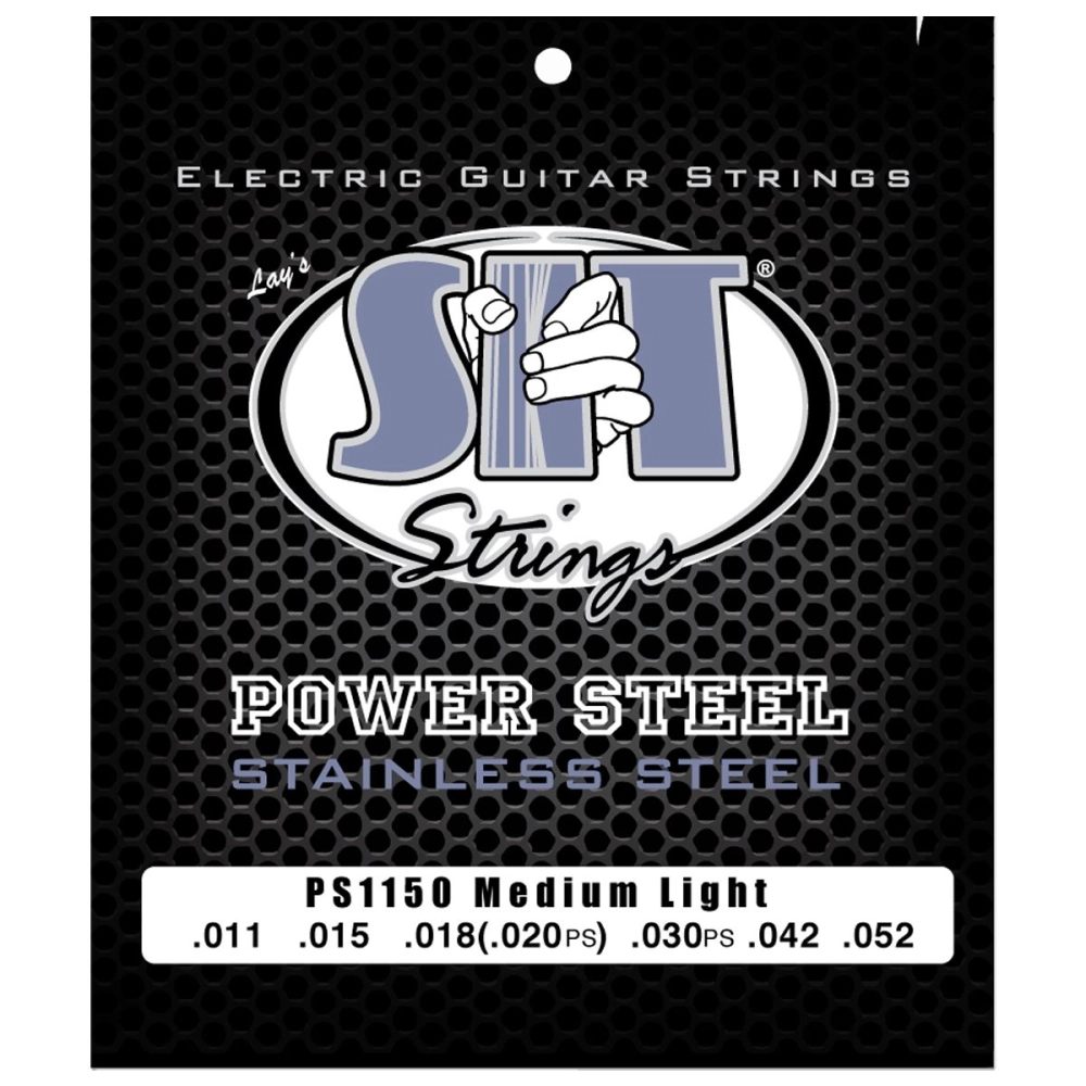 Imagem do produto Encordoamento Para Guitarra SIT 011 Power Steel Stainless Medium Light PS1150