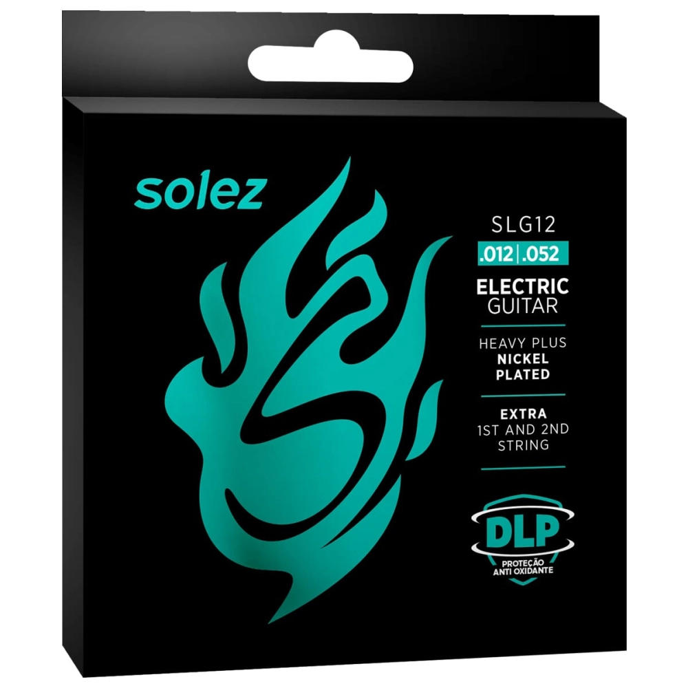 Imagem do produto Encordoamento Para Guitarra Solez 012 SLG12 Com 2 Cordas Extras