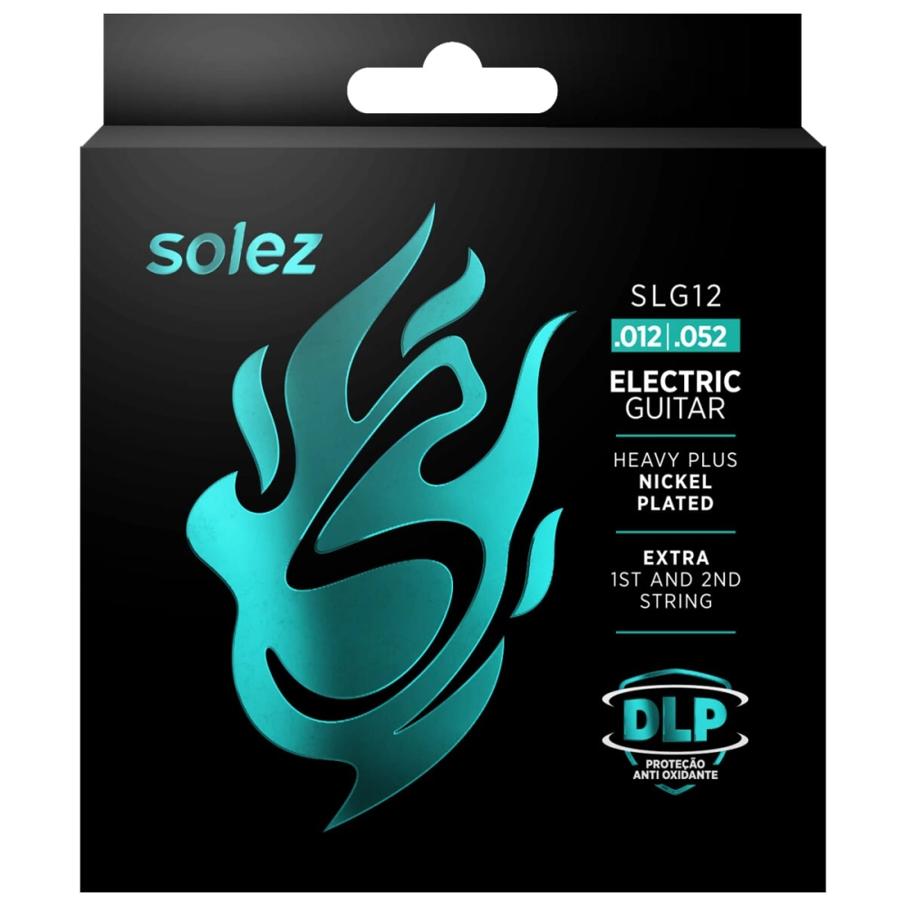 Imagem do produto Encordoamento Para Guitarra Solez 012 SLG12 Com 2 Cordas Extras