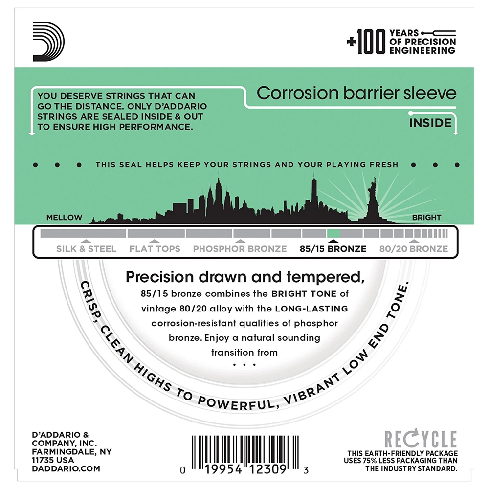 Imagem do produto Encordoamento Violão Aço Daddario 012 EZ920