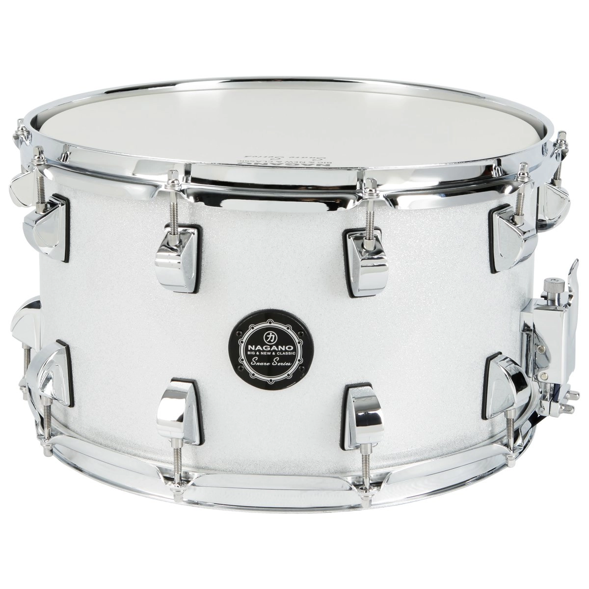 Imagem do produto Caixa de Bateria Nagano Big Beat Silver Sparkle 14x8"