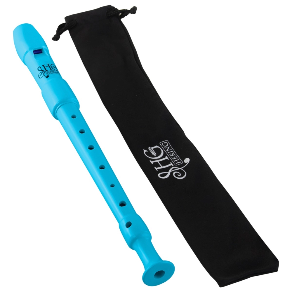 Imagem do produto Flauta Shg Hering Doce Soprano Germânica C Dó Ciano com Capa