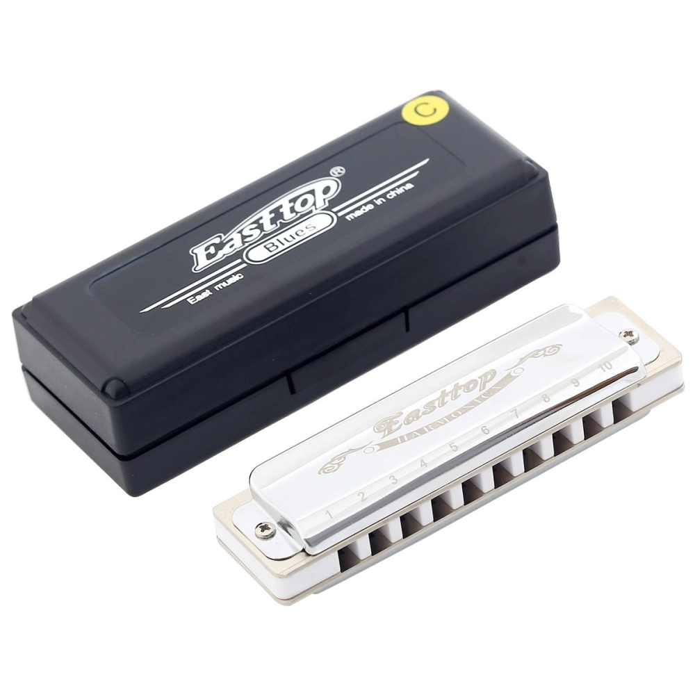 Imagem do produto Gaita Easttop Diatônica T008 FL Fá Low Com Case